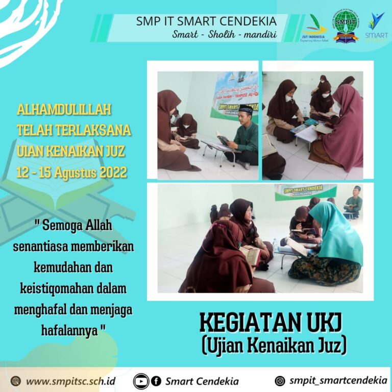 Alhamdulillah, Telah Terlaksana UKJ di SMP IT Smart Cendekia
