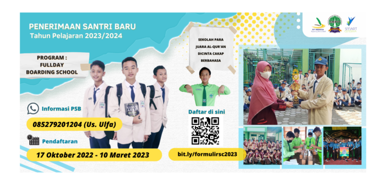 Penerimaan Santri Baru 2023 – 2024